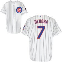 Mark DeRosa Chicago Cubs Authentic Home Jersey by Majestic Athletic