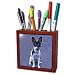 Dogs Fox Terrier - Toy Fox Terrier 2 - Tile Pen Holders-5 inch tile pen holder