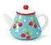 Retro Design Cherry Pie Teapot For Teas And Kitchen Decor