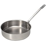Sitram Catering 4.9-Quart Commercial Stainless Steel Saute Pan