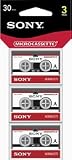 3PK 30MIN MICROCASSETTE TAPES