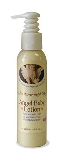 Earth Mama-Angel Baby Organic Angel Baby Lotion, 4.6 fl oz (140 ml) (Pack of 2)