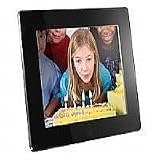 Aluratek ADMPF108F 8-inch Hi-Res Digital Photo Frame With 512MB Built in Memory (Black)