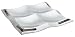 Mikasa Carnival 14-Inch 4-Section Tray