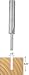 Freud 03-120 1/8-Inch Diameter by 5/8-Inch Single Flute Straight Router Bit with 1/4-Inch Shank