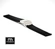 18mm MODENA RUBBER TIRE TREAD watch band with DEPLOYANT buckle