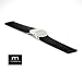 18mm MODENA RUBBER TIRE TREAD watch band with DEPLOYANT buckle