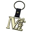 Mickey Mouse Letter M Brass Key Chain