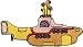 The Beatles Yellow Sub Submarine Embroidered iron on Patch