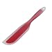 Nonstick Silicone Knife Shaped Flexible Kitchen Spatula Scraper Turner,Kitchen Cooking Utensils With Nylon Core (Transparent Red)