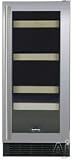 Marvel Chateau Collection Series: 3SBAREBBO 15'' Dual Zone Beverage
and Wine Refrigerator with 4-Bot