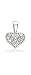 Small Diamond Heart Pendant