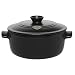 Emile Henry Flame Top 4.2-Quart Round Oven, Black