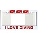License Plate Frame-I Love Diving