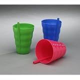 Sip - a - cup, with Built-in Straw - Colors Vary - Qty:1