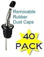 1 X Small Liquor Bottle Pourer Covers- Bug & Dust Covers. - 40 Per Pack