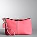 AUTHENTIC COACH HAMPTONS LEATHER TURNLOCK CAPACITY WRISTLET 41503 (Coral)