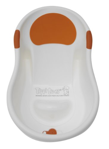 Tippitoes BM5 - Mini Bath Mini-Badewanne, weiss/orange