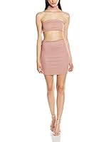 Jaded London Vestido (beige)