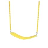 Deluxe Swing Belt with Coated Chain - Yellow