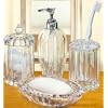 Crystal Clear Alexandria 4-Piece Bath Set