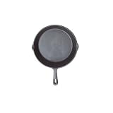 Clearview Deluxe Cast Iron Grill Pan Round Plain 24cm, Sleeved from Kitchen Craft