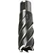 Alfra Black High Speed Steel Co Cutter, Weldon Shank, 3" Diameter, 7/8" Cut Depth, 3/4" Shank Diameter (Pack of 1)