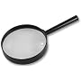 5x3'' Super Magnifying Glass Black (1 Pack)