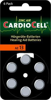 CardioCell Hörgerätebatterien