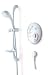 Triton T300si Remote Electric Shower 8.5kw White/chrome