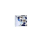 DwellStudio Gio Aqua Stroller Blanket