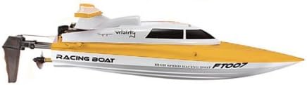 FT007 4CH 2.4G Yellow High Speed Racing RC Boat