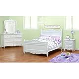 Kayla 3-pc Full Youth Bedroom Set w/ Dresser & Mirror Full Bed, Dresser & M ....