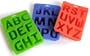 Silicone Alphabet Letter Ice / Bake Tray Set