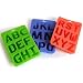 Silicone Alphabet Letter Ice / Bake Tray Set