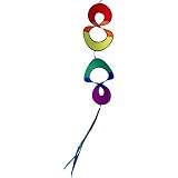 Crazy 8 Outdoor Fabric Wind Spinner