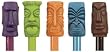 Tiki Pencil Toppers