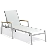 Pair of Travira Natural Chaise Lounges