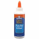 Elmer's Craft Bond Tacky Glue, 4-Ounce, Clear