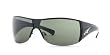 Arnette AN 3046-528/71 Shiny Black BAJA Sunglasses with Grey Green Lenses