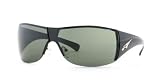 Review   / Arnette AN 3046-528/71 Shiny Black BAJA Sunglasses with Grey Green Lenses