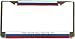 Russia Russian Flag Chrome License Plate Frame Holder