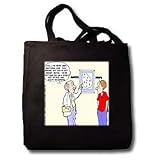 Kidney Bean Strict Diet - Black Tote Bag JUMBO 20w X 15h X 5d