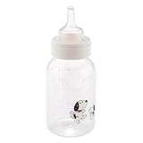 Medius Plastic Milk Feeding Bottle + Nipple + Brush Kit For Pet Puppy