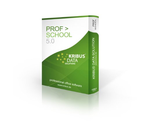 PROF>school 5.0a Office Büro Management Software für Nachhilfe und Sprachkurse Nachhilfe Programm Verwaltung und Organisation der Lehrer Schüler und Fächer CD Vollversion