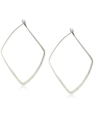 Melissa Joy Manning Sterling Silver Square Hoop Earrings