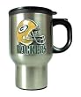Green Bay Packers Stainless Steel Thermal Mug W/ Pewter Emblem - NFL