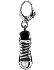 Sterling Silver High Top Sneaker Charm