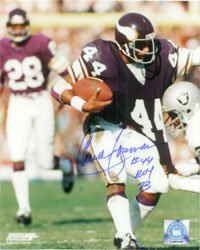 Signed Foreman, Chuck (Minnesota Vikings) 8x10 Photo