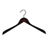 GENERATIONS CONSUMER / GEN12727 / Deluxe 18 Beech Coat Hangers, Mahogany Finish, Pack of 6 / Sold as 1 PK